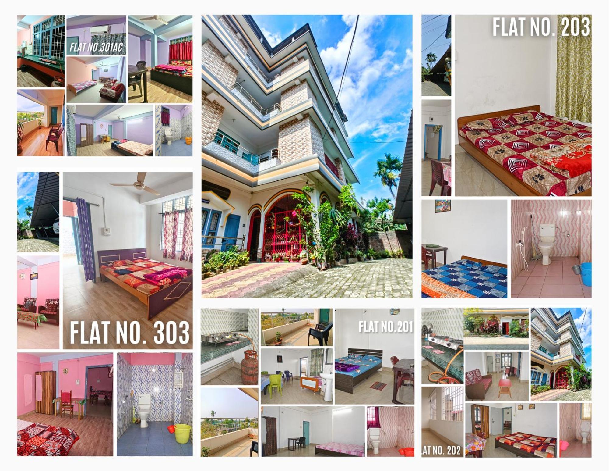 Taj Residency Holiday Homestay -Entire 1Bhk & 2Bhk Private Apartments -Call 767Ooo54Oo Jorhāt 外观 照片